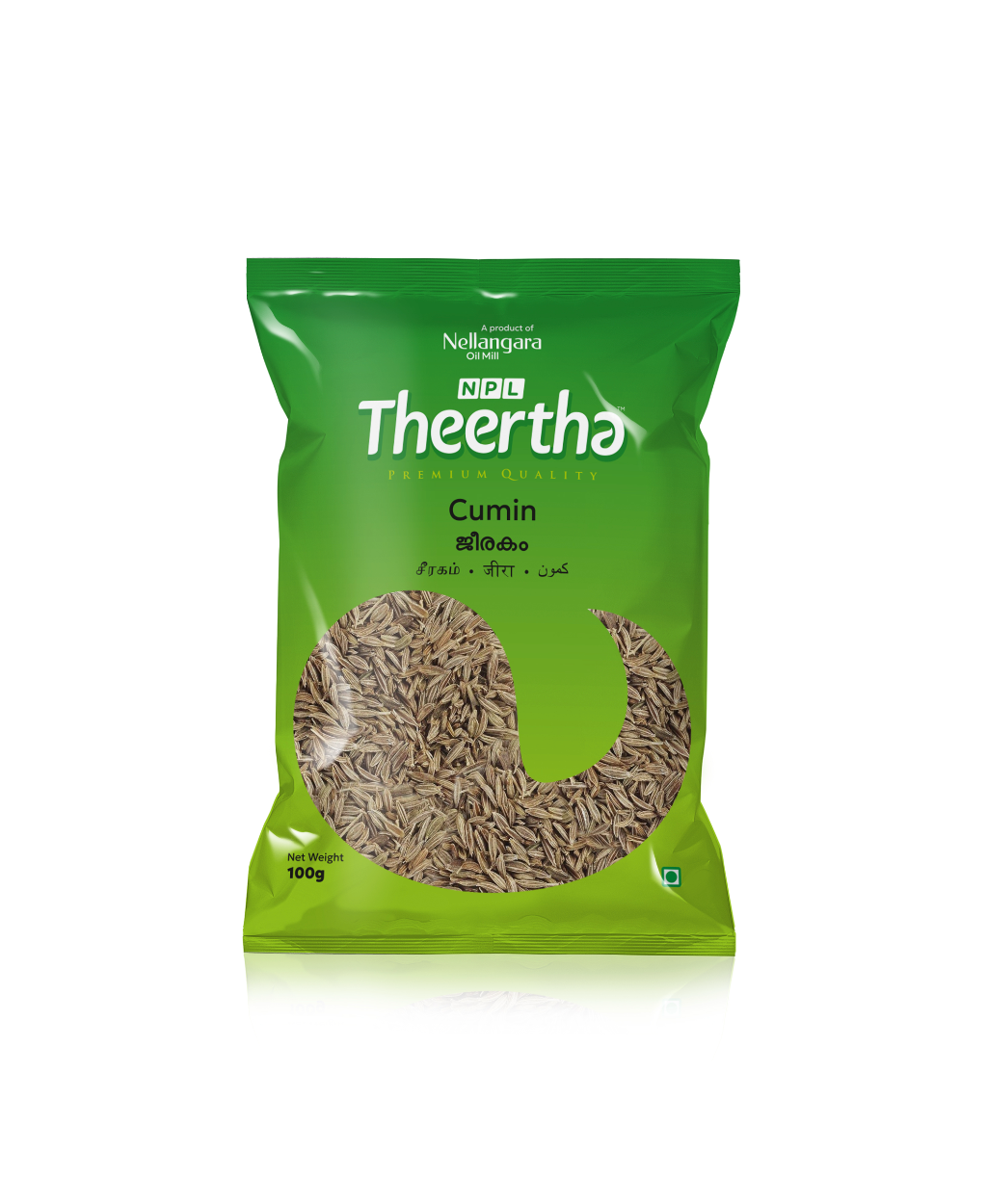 Theertha Premium Quality Cumin Seeds - 100g