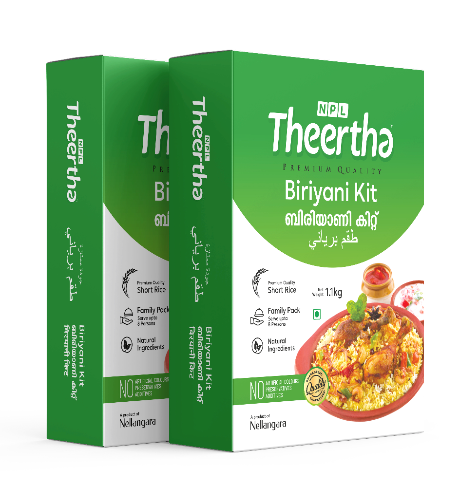 Theertha Premium Quality Biriyani Kit - Short Grain Rice (1.1kg)