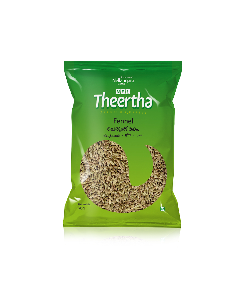 Theertha Premium Quality Fennel Seeds - 50g